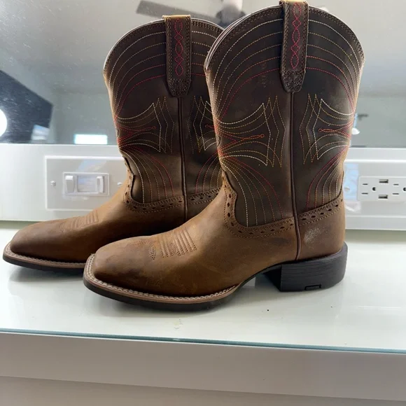 Ariat Men's Brown Western Boots - Picture 7 of 7
